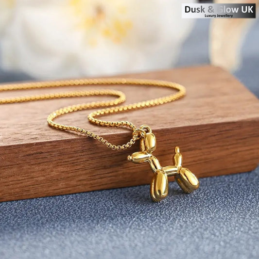 Dog Charm Necklace Pendant Luxury Women Ladies Girls Jewellery Gift UK NEW0