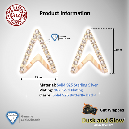 Solid 925 Sterling Earrings CZ Fashion Women Ladies Girls Wedding Gift UK NEW4