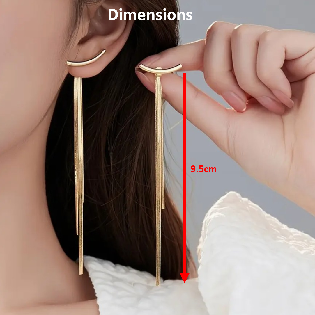 NEW UK Women Ladies Fashion Sterling Silver Gold Dangle Drop Stud Earrings Gift4