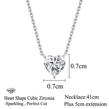 925 Sterling Silver Necklace Pendant Charm Pendant Women Ladies Girl Gift UK NEW4