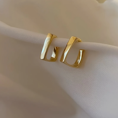 Gold Huggie Hoop Stud Earrings Solid 925 Sterling Silver Women Jewellery Gift UK6