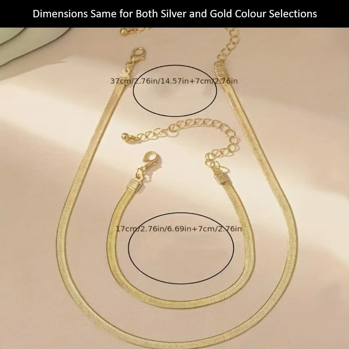 Sexy Simple Women Silver Jewelry Snake Necklace Bracelet Gift Set Wedding UK2