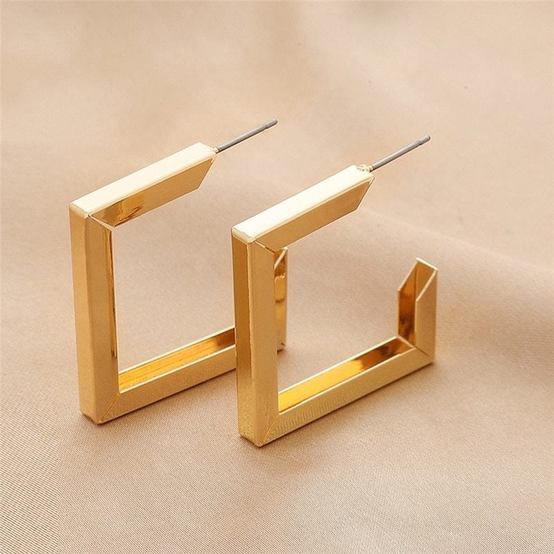 UK Women Ladies Gold Hoop Stud Earrings Designer Fashion Girl Jewellery Gift NEW2