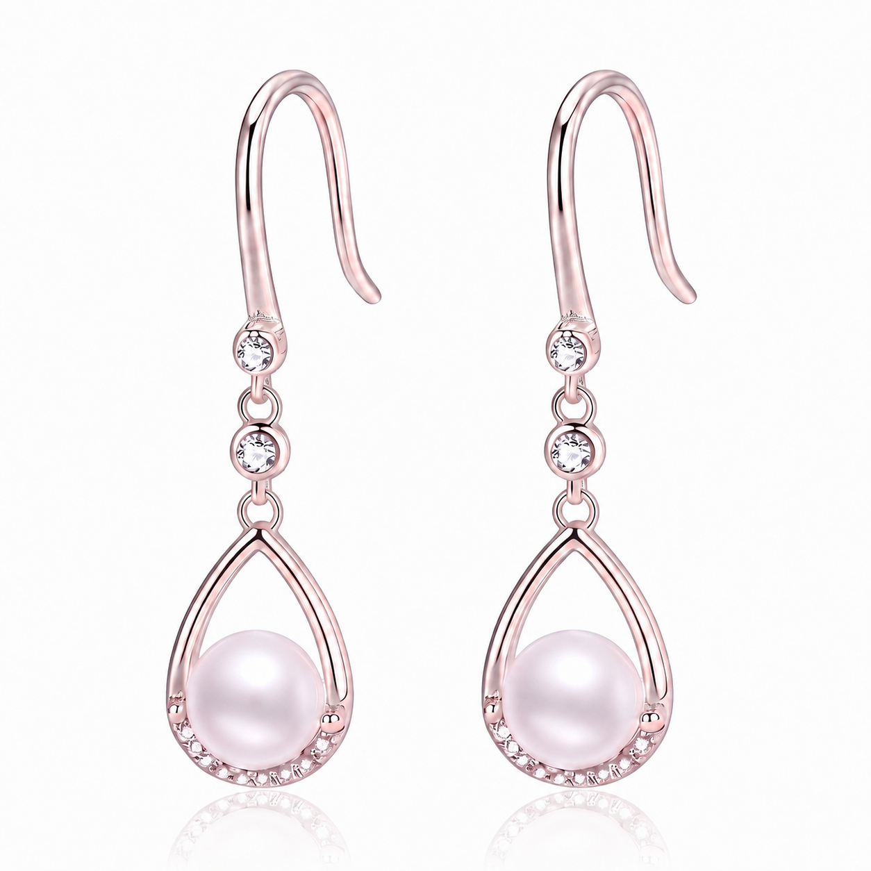 Sterling Silver Freshwater Pearl Drop Earrings