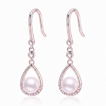 Sterling Silver Freshwater Pearl Drop Earrings