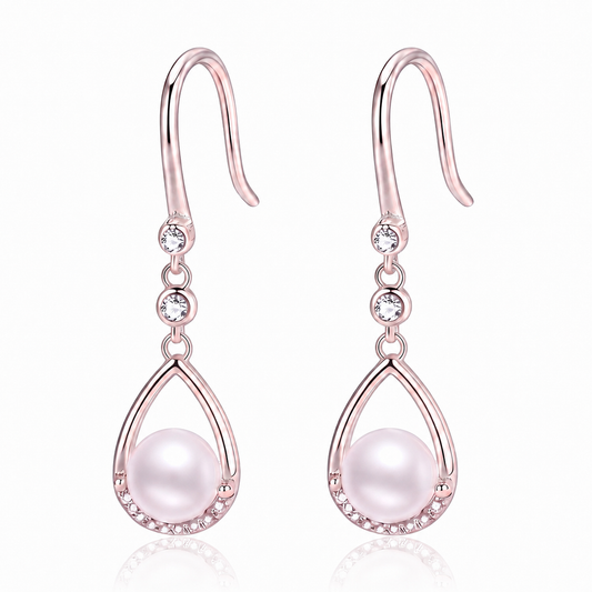 Sterling Silver Freshwater Pearl Drop Earrings