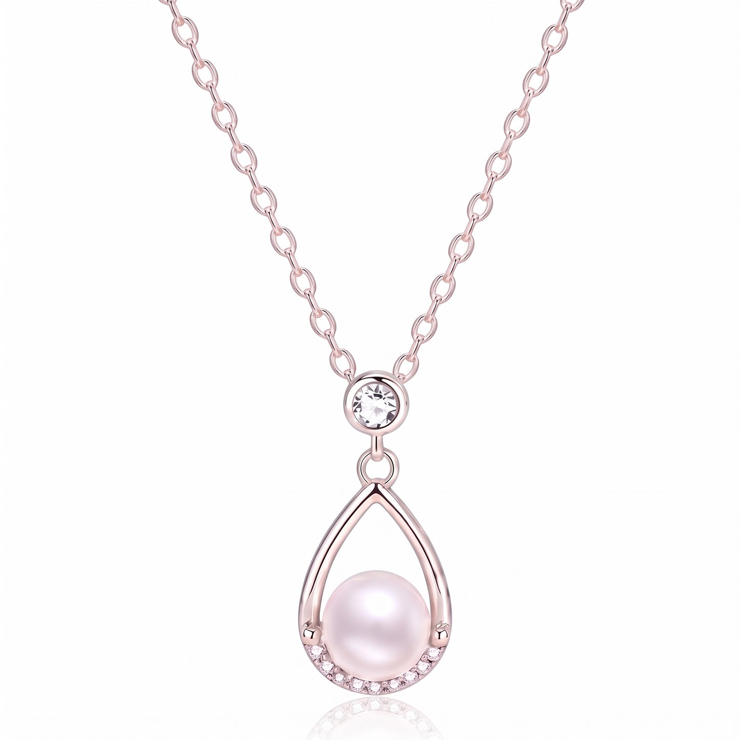 Silver Freashwater Pearl Necklace Pendant