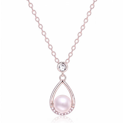 Silver Freashwater Pearl Necklace Pendant