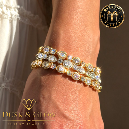 Crystal Bracelet Stack