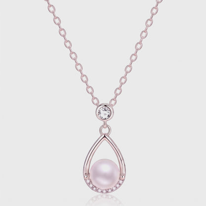 Silver Freashwater Pearl Necklace Pendant