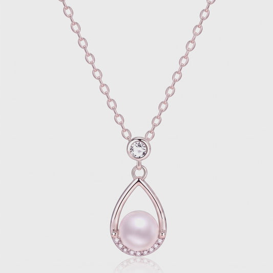 Silver Freashwater Pearl Necklace Pendant