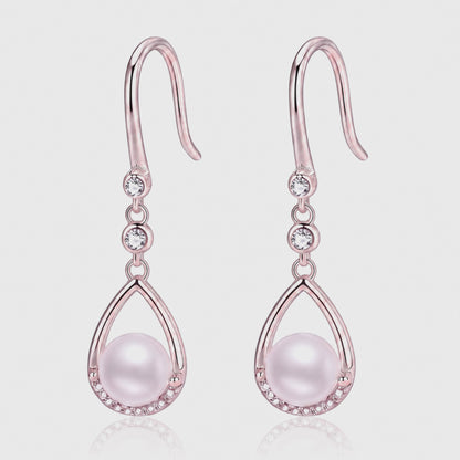 Sterling Silver Freshwater Pearl Drop Earrings