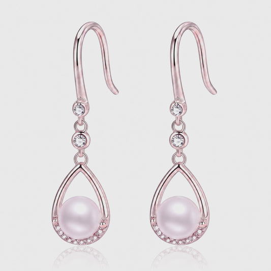 Sterling Silver Freshwater Pearl Drop Earrings