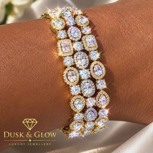 Crystal Bracelet Stack